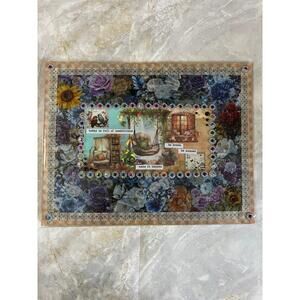 8.5 x 11 inch Mixed Media Artwork - Possibilities - By Kat Sanders OOAK